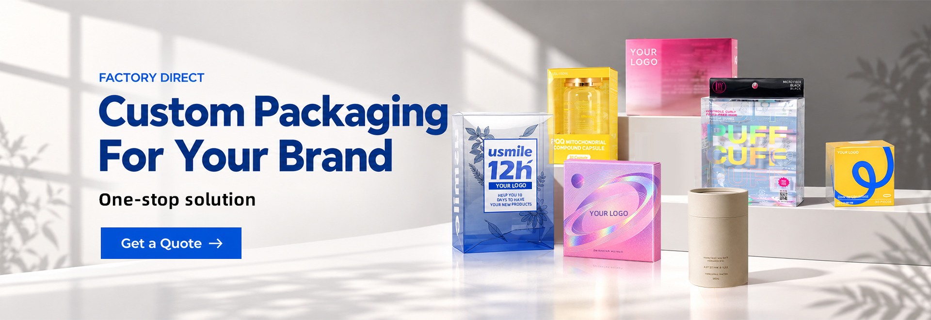 Custom Packaging For Your Brand. One-stop solution.